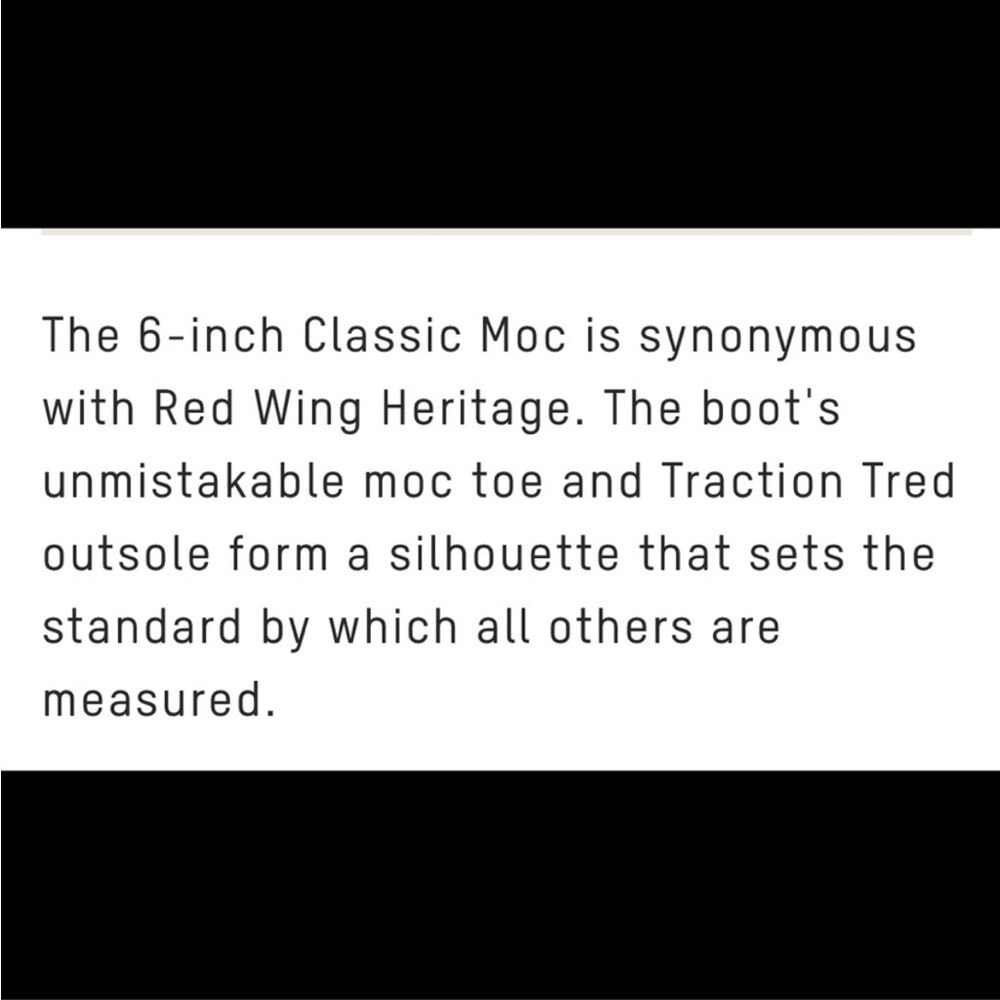 Red Wing 6" Classic Moc Boot - Picture 8 of 8